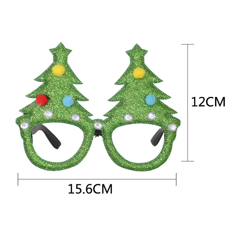 Рождественская игрушка для взрослых детей солнцезащитные очки 10 стилей милые Санта Клауса очки игрушка украшение