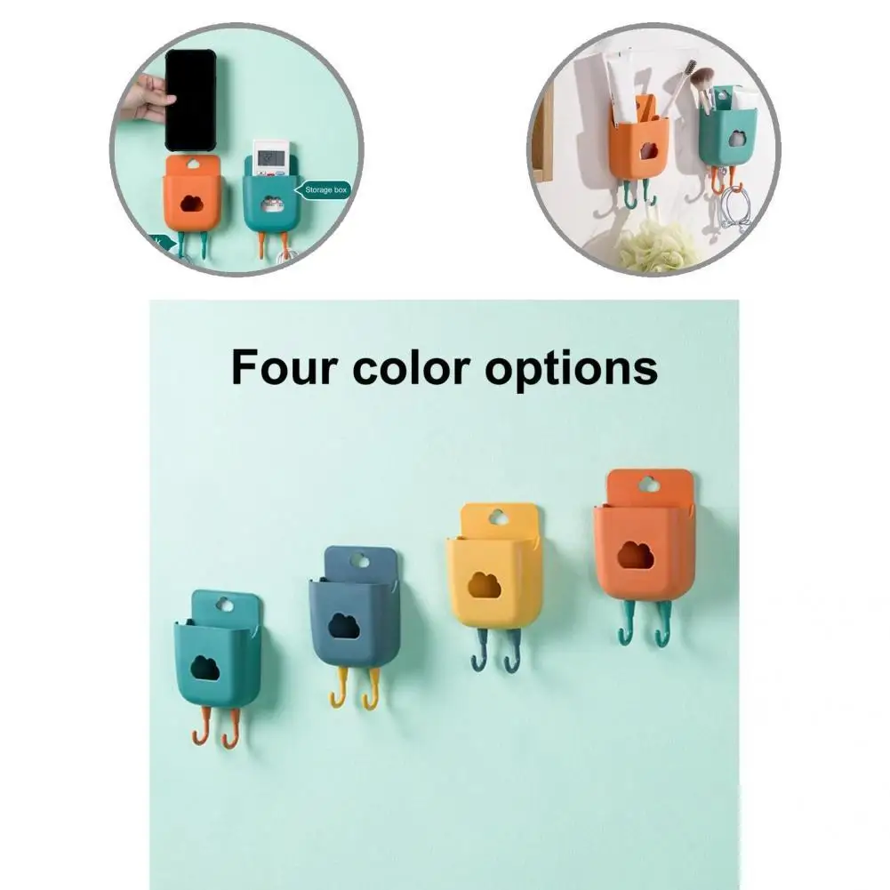 

Detachable Hooks Modern Wall Mount Remote Control Holder Durable Remote Control Case Wall Mounted for Bathroom