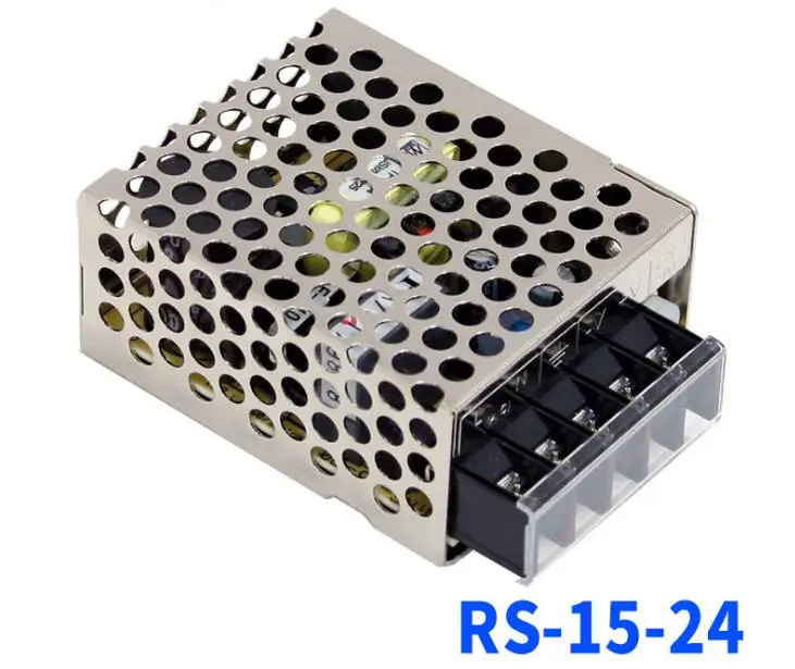 MEAN WELL RS 15 3 В 5 12 24 48 Вт оригинальный высокомощный высокоэффективный светодиодный