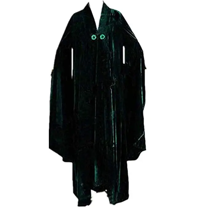 

Minerva McGonagall Dress Cosplay Costume Dark Green Cloak Trench Coat Outfits New