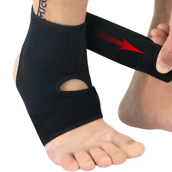 1pc Enkel Ondersteuning Elastische Verstelbare Voet Hak Cover Links/rechts Enkel Pad Bandage Wrap Fitness Running Wandelen Protector