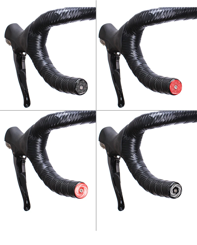 Paire De Bouchons D'extrémité Pour Cintre De Vélo Route/VTT - En Aluminium - Pour Terminer Les Poignées