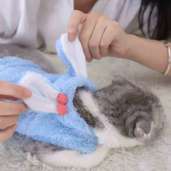 

Cat Clothes Garfield Kitten Cute Kitten Siamese Cat Blue Pet Autumn and Winter Clothing Christmas Suit BB50WY