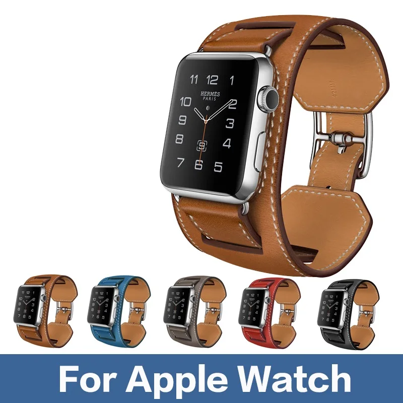 Браслет кожаный для Apple watch 38/42 мм оригинальное качество|watch prince of tennis|watch cleaningwatch