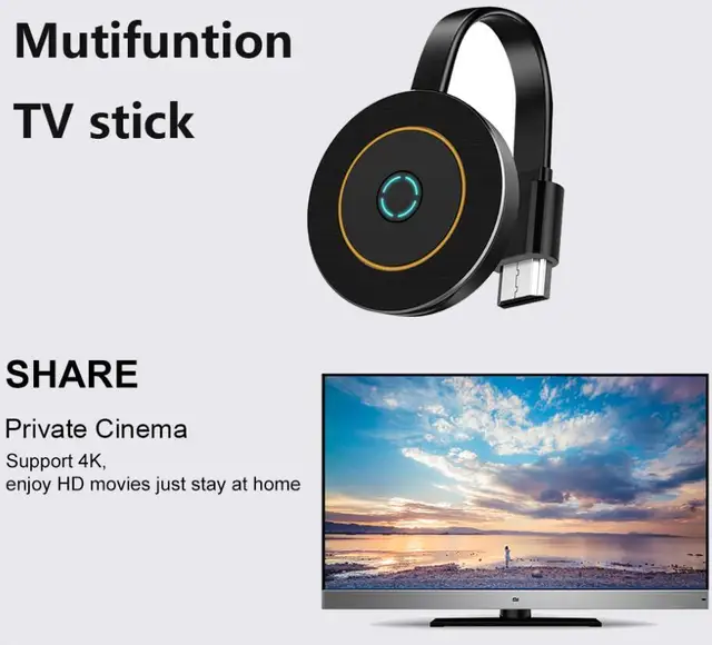 Dongle WiFi 5G Per TV - Trasmissione Wireless 4K Da Telefono A Schermo