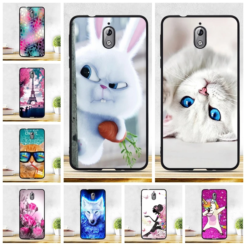 

For Nokia 3 2018 Case Nokia 3.1 Case Soft Painting TPU Soft Silicone Back Cover For Nokia 3.1 TA-1063 TA-1057 5.2" Phone Cases