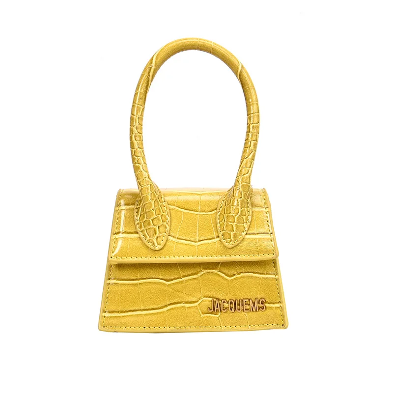 

Luxury Women Mini Tote Bag Woman Handbags Crocodile Pattern Flip Purses 2019 New Female Hanging Decoration Messenger Bags SS8001