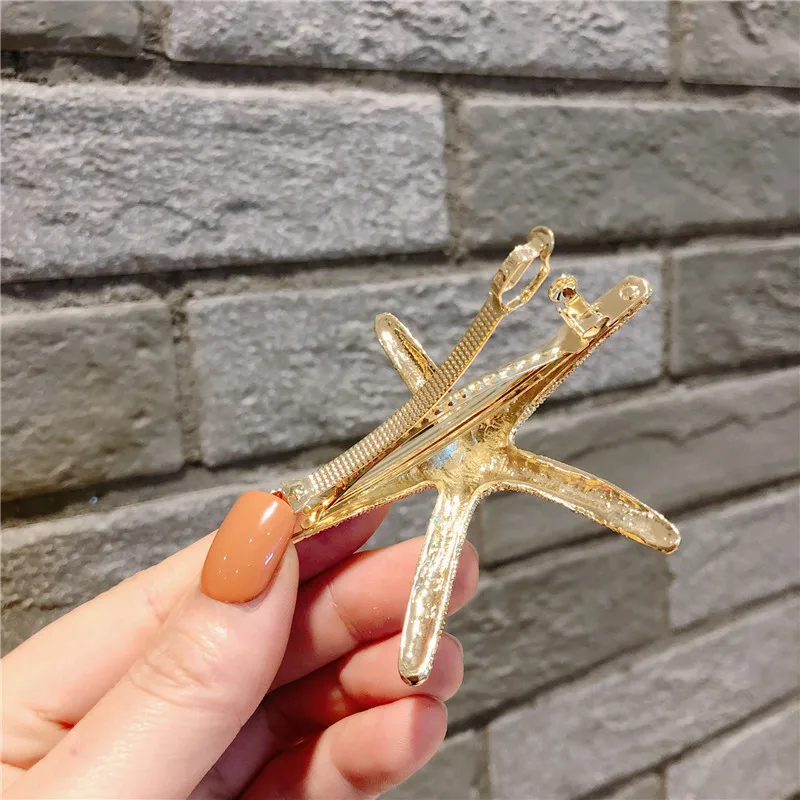 Starfish полностью хрустальные шпильки для девочек высококачественные аксессуары для волос горный хрусталь заколки для волос для женщин банты Красочные заколки для волос