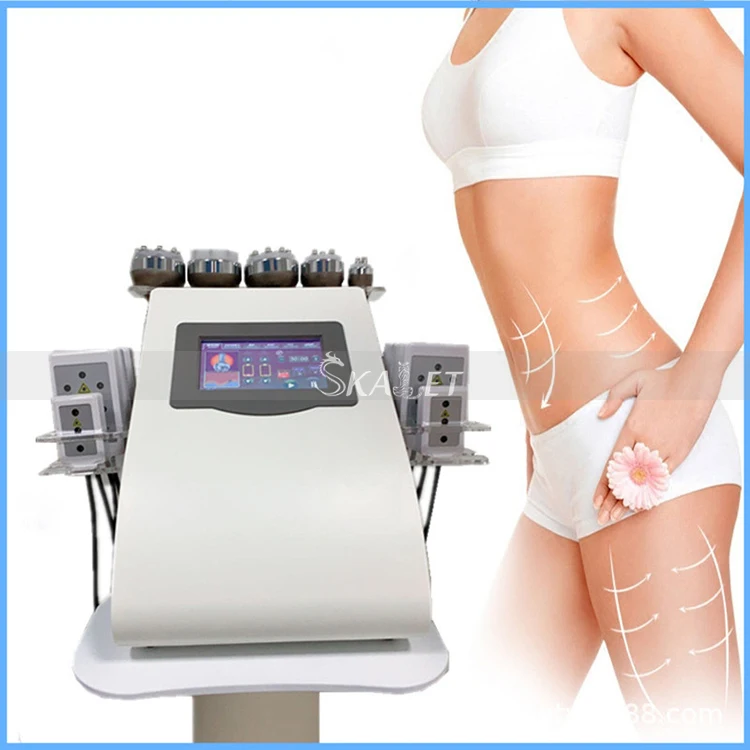 US $354.70 New Product 40k Ultrasonic Liposuction Cavitation Vacuum RF Skin Care Salon Spa Slimming Machine With 8 Laser Pads