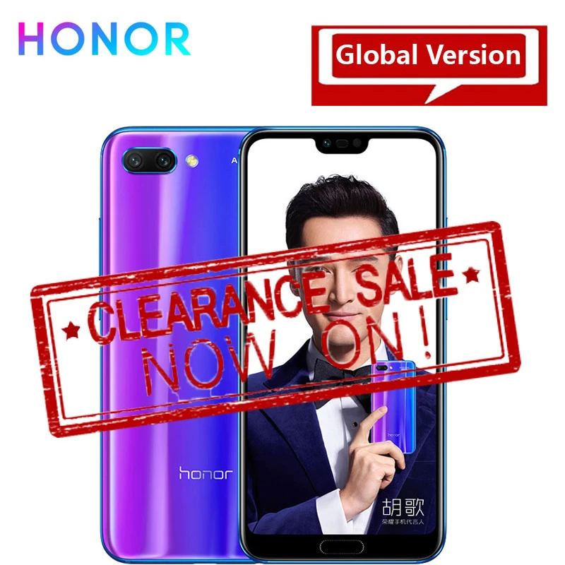 Honor 10 смартфон глобальная Версия Мобильный телефон 5 84 &quotполноэкранный Kirin 970 128G NFC