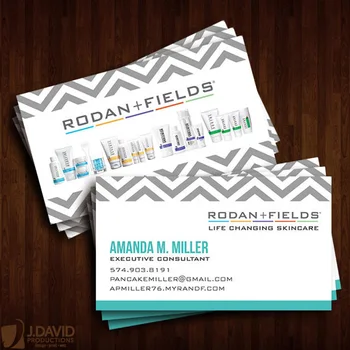 

Custom Business Card, Rodan + Fields Business Cards, R+F Consultant,Skincare card