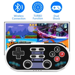 Wireless gamepad mini retro bluetooth compatible game joystick remote control for Nintendo Switch /PC/PS3/Android Wireless gamepad mini retro bluetooth compatible game joystick remote control for Nintendo Switch /PC/PS3/Android