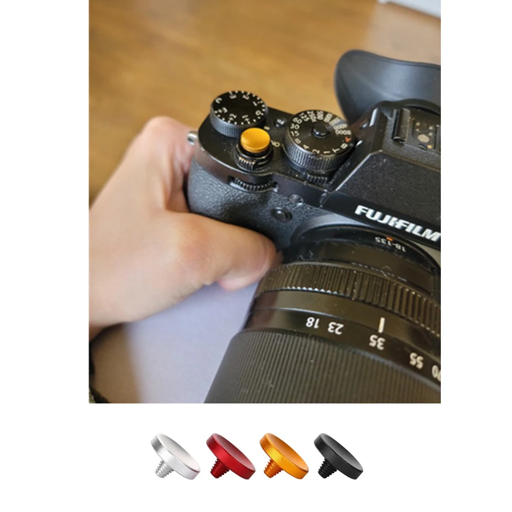 4pcs Durable Triggers Soft Shutter Release Button SLR Camera Accessories camera remote shutter button camera remote shutter release For Fuji FujiFilm XT2 X-T10 XT20 XT30 Leica M10 M240 MP