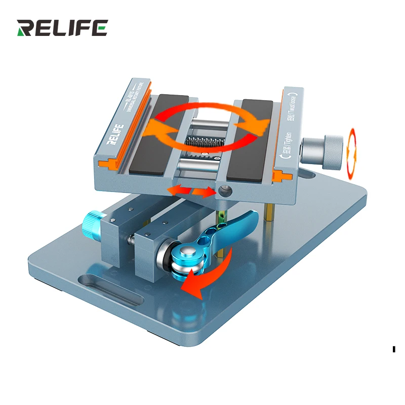 Relife RL-601SL Anti-slip Rotating Universal Fixture Clamp Holder Easy Quick Remove The Back Cover Glass for Mobile Phone mobile phone clamp