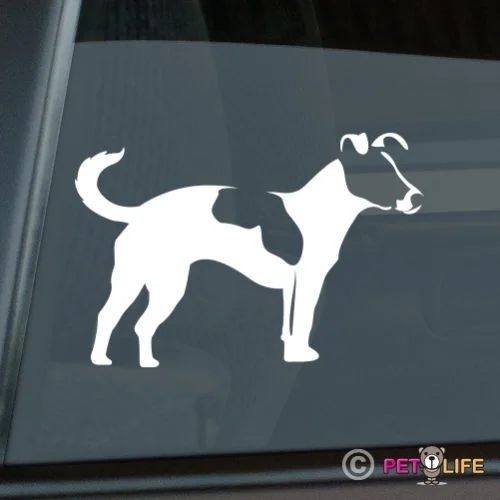 Jack Russel наклейка терьера вырезанный винил профиль jrt parson v2 на компьютер|Наклейки| |