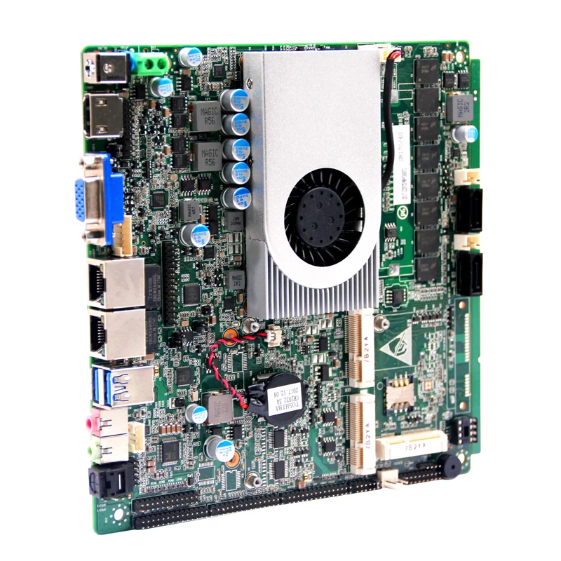 Мобильный Broadwell-U i5-5300u Материнские платы mini ITX бортовой 4G ddr3 32GB SSD 2 * SATA3.0 гигабитные