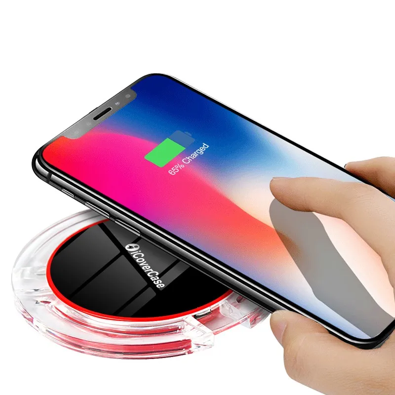 Qi Беспроводное зарядное устройство для Xiaomi Pocophone F1 Pad Мобильный телефон аксессуар