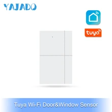 YAJADO Tuya WiFi Wireless Door/Window Sensor Smart Door Magnet Window Detector for Home Security Alarm System Work with Alexa YAJADO Tuya WiFi Wireless Door/Window Sensor Smart Door Magnet Window Detector for Home Security Alarm System Work with Alexa