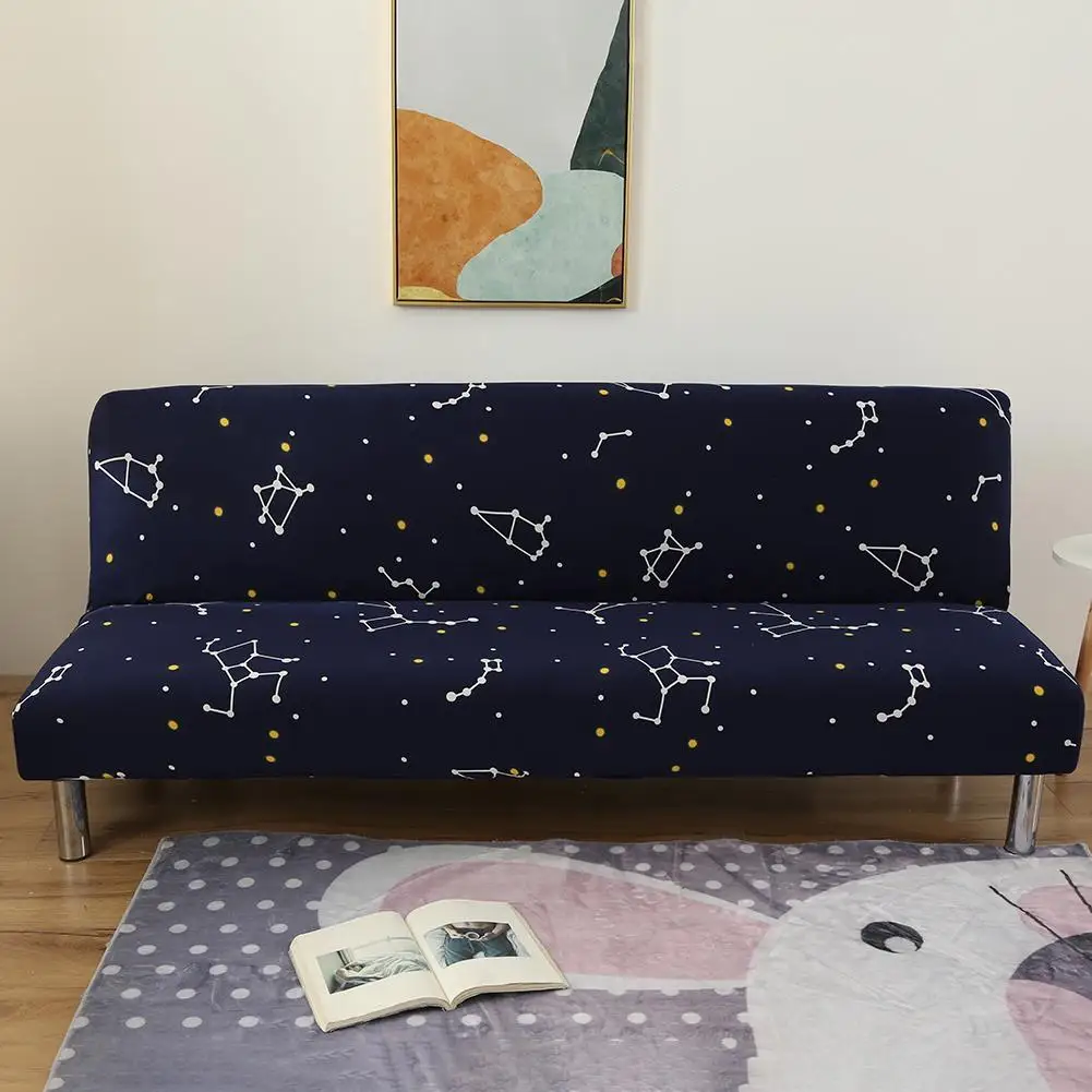 160-190cm Armless Stretch Sofa Cover Slipcover All-Covered Folding Sofa Bed Covers Bed Fitted Sheet Universal Cover Sofa Towel
