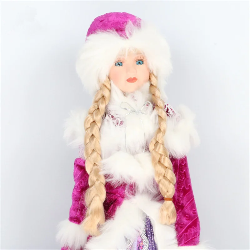 Коробка для конфет, Кукла Снегурочка, рождественские игрушки, Детский Костюм Снегурочки для детей, рождественские украшения для дома, новогодние украшения