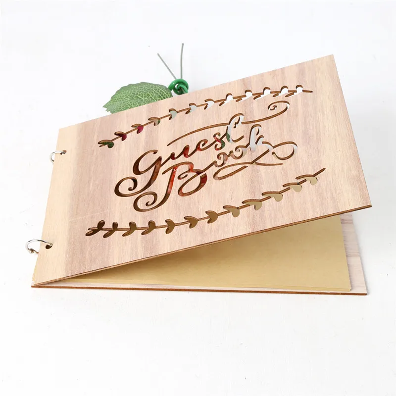 

Guestbook Sign Wedding 1Pcs Memorable Simple Message Board Sign Books Gift for Wedding Party Wedding Guest Book 2019 @D