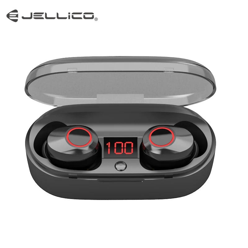 Jellico Bluetooth V5.0 наушники беспроводные наушники стерео Спортивные Беспроводные наушники гарнитура 800 мАч Мощность для iPhone
