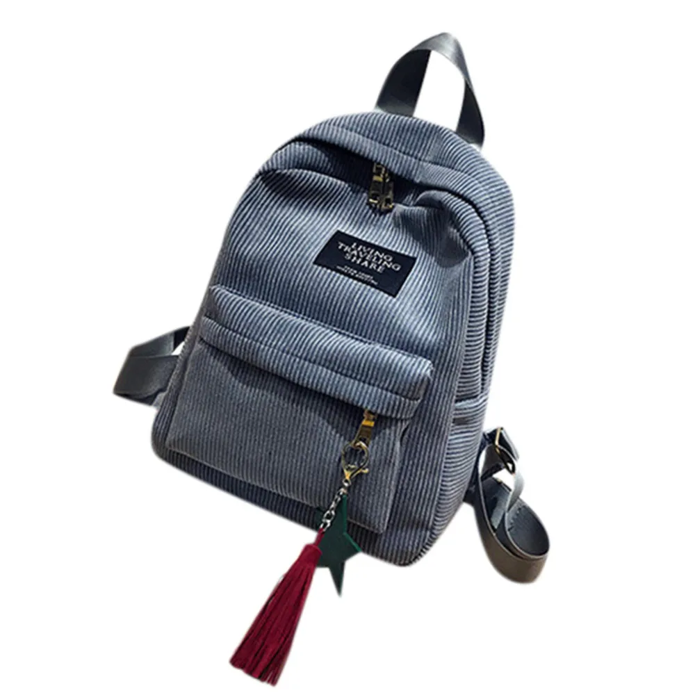 Модный мини вельветовый рюкзак, повседневная женская сумка, студенческий стиль, чистый цвет, на плечо, школьная сумка, рюкзаки для путешествий, mochila lona