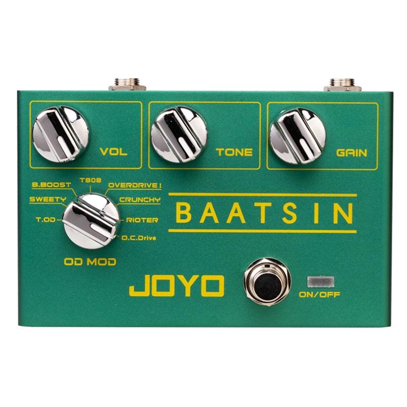

JOYO R-11 BAATSIN Classic Overdrive педаль 8 различных OD/DS искажений педаль для гитары Запчасти и аксессуары для электрогитары
