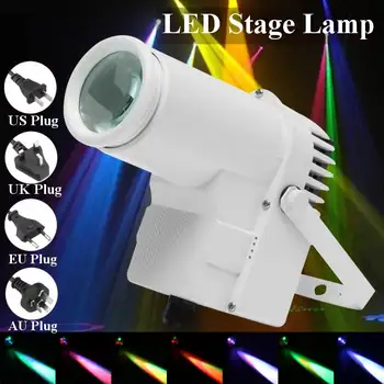 

30W RGBW LED Stage Lighting Pinspot Beam Spotlight Professional DJ DISCO Party KTV Backlight Stage Light 360-degree lighting