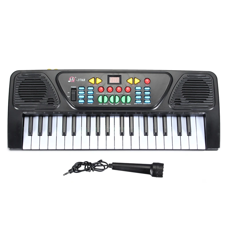 37 клавиш органное электрическое пианино 425x160x50 мм Цифровая музыка электронная клавиатура музыкальный инструмент обучающая игрушка