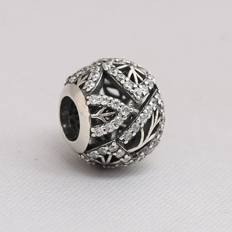 

Authentic 925 Sterling Silver Bead Tree Branch Charm Fit Pandora Women Bracelet Bangle Gift DIY Jewelry