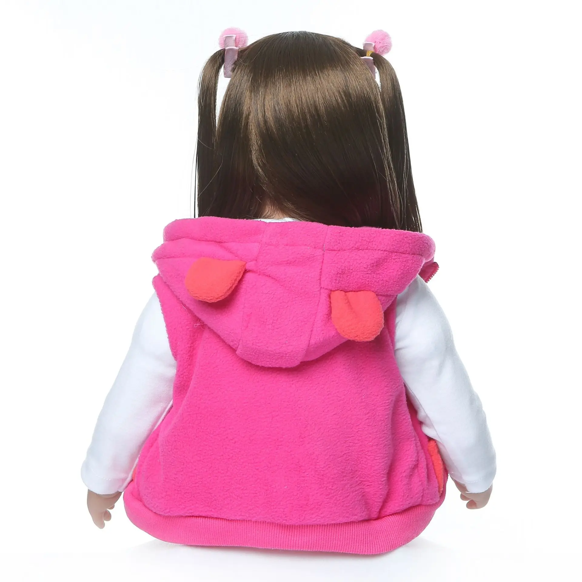 NPK Boneca Reborn 23 дюймов мягкая силиконовая виниловая кукла 60 см мягкая силиконовая кукла Reborn Baby Doll Новорожденные реалистичные куклы Bebes Reborn