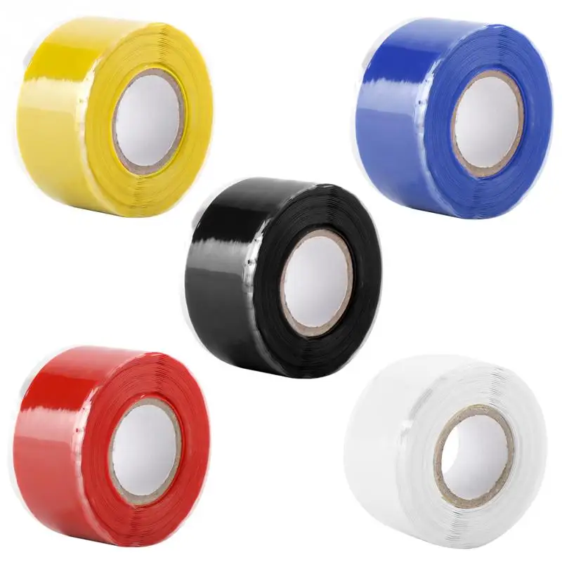 

Self Fusing 2.5 cm Silicone Rubber Electrical Tape Insulation Waterproof Seal Repair Used For Cables And Water Pipes
