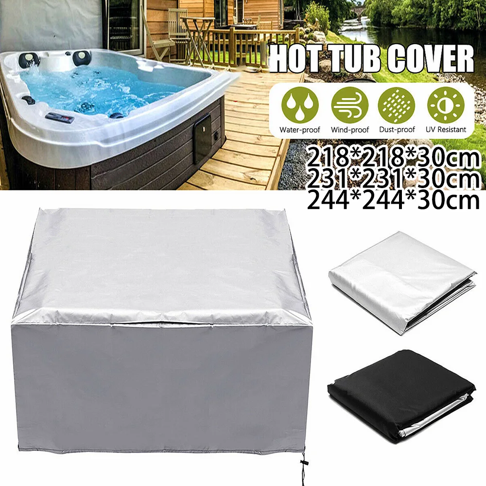 6 Size Hot Tub Cover Guard Cap Protect Anti-UV Anticorrosive Square Spa Cover 6 Size Hot Tub Cover Guard Cap Protect Anti-UV Anticorrosive Square Spa Cover