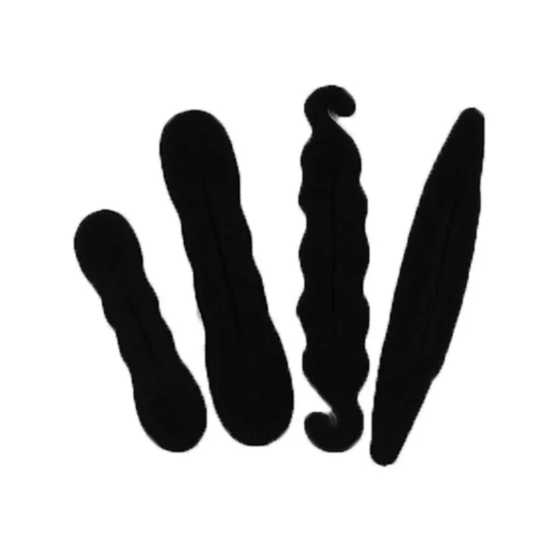 4pcs/set Magic Foam Sponge Clip Bun Curler Braider Hairstyle Twist Maker Tool Dount Twist Hair Accessories Styling Twister 5