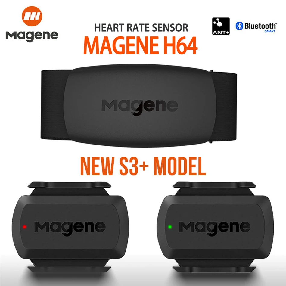 Монитор сердечного ритма Magene Mover H64 S3 + Датчик скорости Bluetooth 4 0 ANT компьютерный