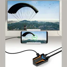 Мобильный контроллер PUBG Цифровой HDMI конвертер Bluetooth адаптер 4K большой экран удлинитель для мобильных игр и игры для iOS Android