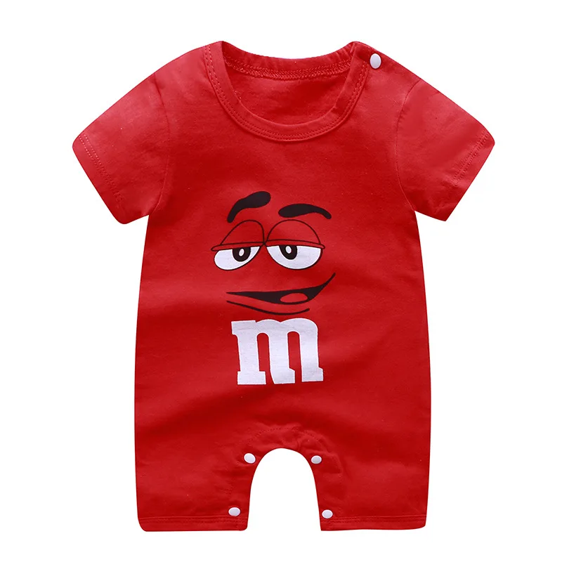 Summer New Style Short Sleeved Romper Baby Clothing Cotton Newborn Girls Jumpsuit Baby Pajama Boys Cartoon Bear Rompers Baby Bodysuits expensive Baby Rompers