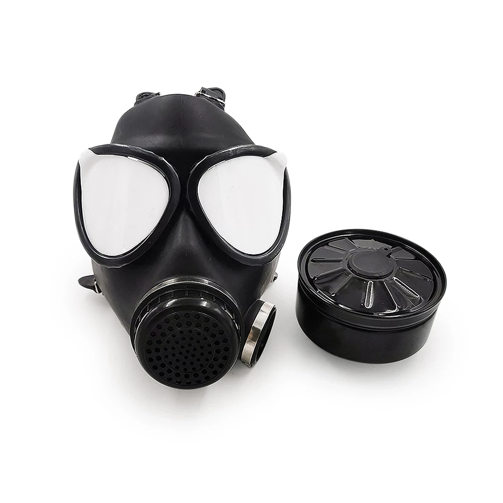 Masque de gaz à filtre facial sphérique avec produit chimique de