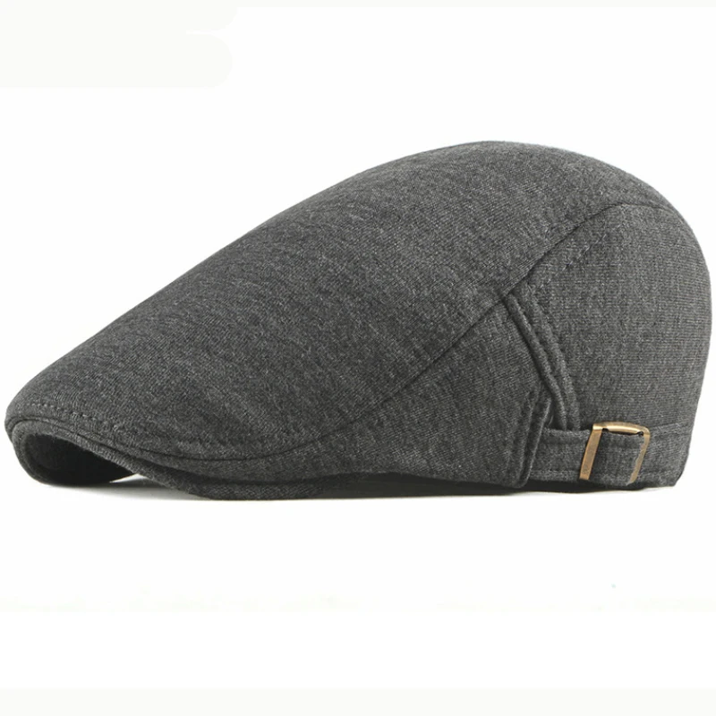 

HT2662 Berets Spring Autumn Cotton Cap for Men Women Vintage Ivy Newsboy Flat Cap Adjustable Beret Cap Artist Painter Beret Hats