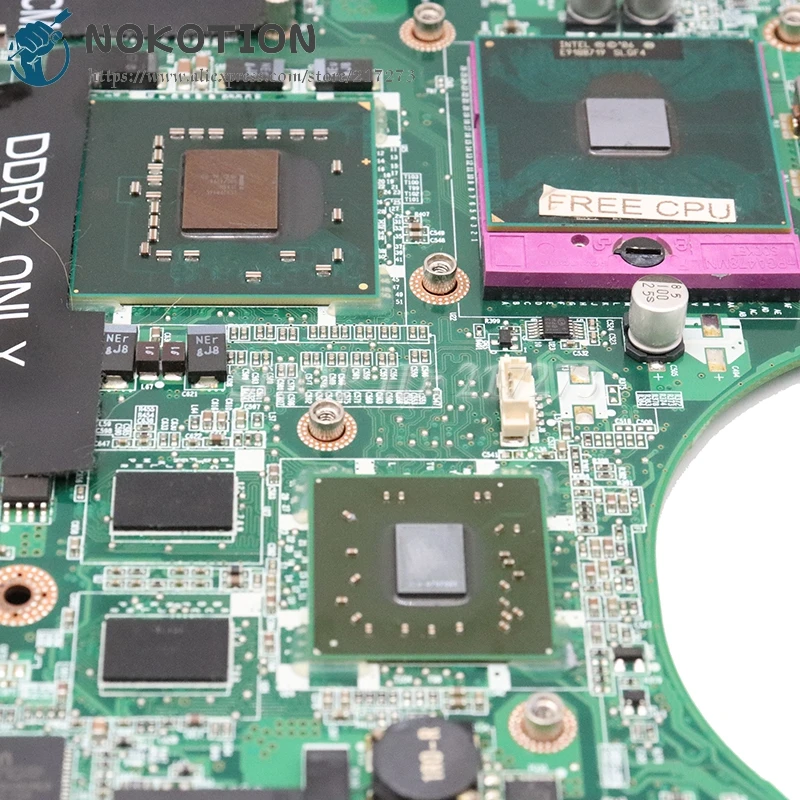 NOKOTION материнская плата для ноутбука Dell Studio 1535 1537 0H281K pm DDR2 HD3470 графический