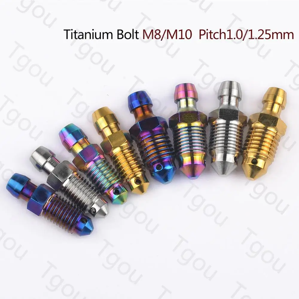 Титановый болт Tgou M8 M10 Шаг 1 0/1 25 мм мотоциклетный тормозной суппорт винты для