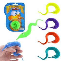 Figurines magiques en peluche pour enfants, 8 couleurs, mignon, torsadé, pour bébé, chenille de cheval de mer en mouvement 