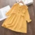 Bear Leader Girl Kids Dresses Fashion Baby Long SLeeve Casual Dress Children Solid Color Costumes 8