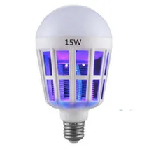 AC175~220V E27 LED Bulbs With Mosquito Killer Lamp Insect Trap electric Odorless Fly Bug Insect Zapper 15W lamps Home lighting