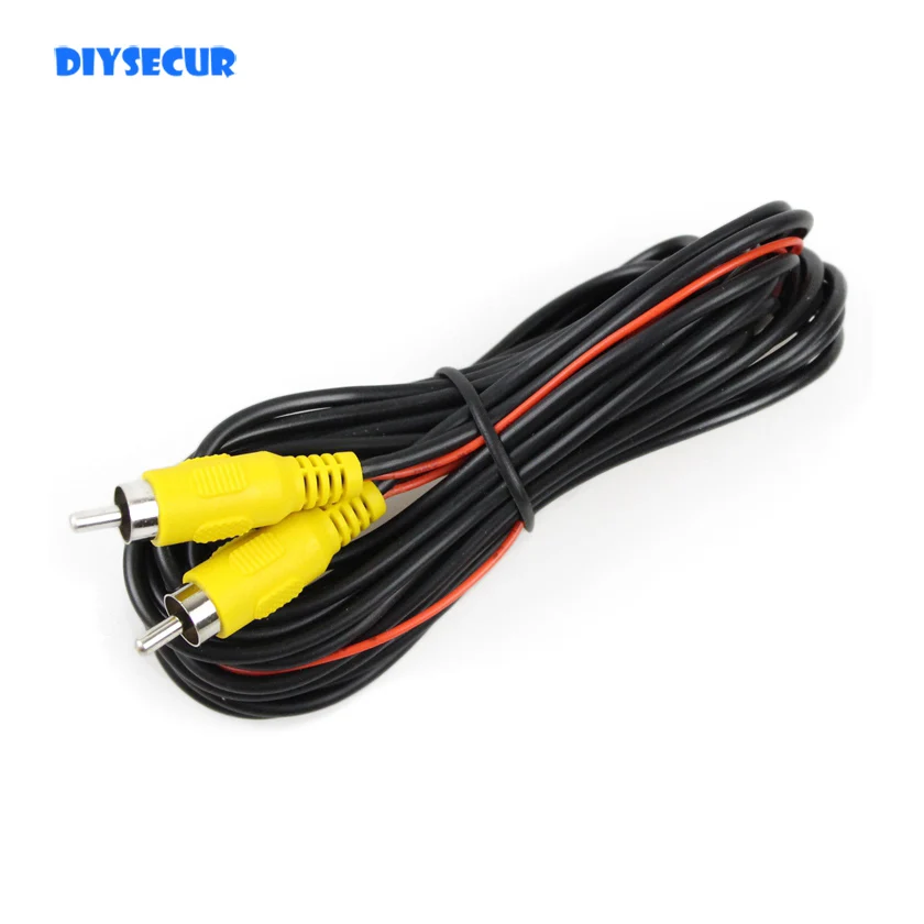 DIYSECUR 10 метров AV RCA Удлинительный кабель/шнур видео кабель для камеры заднего вида
