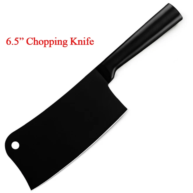 Chopping Knife Кухонный нож, набор из 4-нержавеющей стали, шеф-повара сантоку, утилита для измельчения костей, Кливер, ножи для мяса, фруктов, овощей, бытовые инструменты - Цвет: Chopping Knife