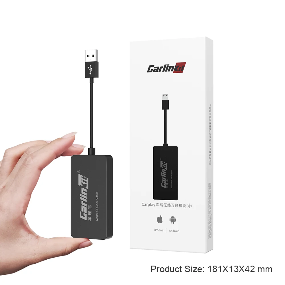 Carlinkit Горячая Apple CarPlay беспроводной ключ Android Авто USB Smart Link для навигационный плеер