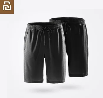 

Youpin ULEEMARK Men's Cool Sports Shorts Skin-friendly Breathable comfort Silky Casual short pants Fitness Running sweatpants