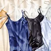 High Quality Dress Summer Spaghetti Satin Women Long Dress Very Soft Smooth Plus Size S-4XL Fashion Sexy Slip Dress ► Photo 3/6